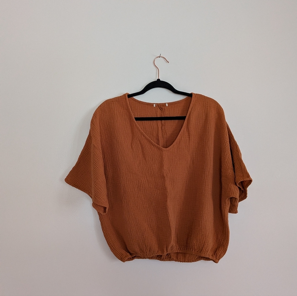 Cotton Gauze Oversize Tee